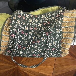 Vera Bradley Duffel Travel Bag 22 in wide.